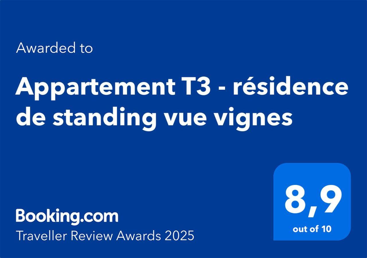 Appartement T3 - Residence De Standing Vue Vignes ลาครัว-วัลแมร์ ภายนอก รูปภาพ